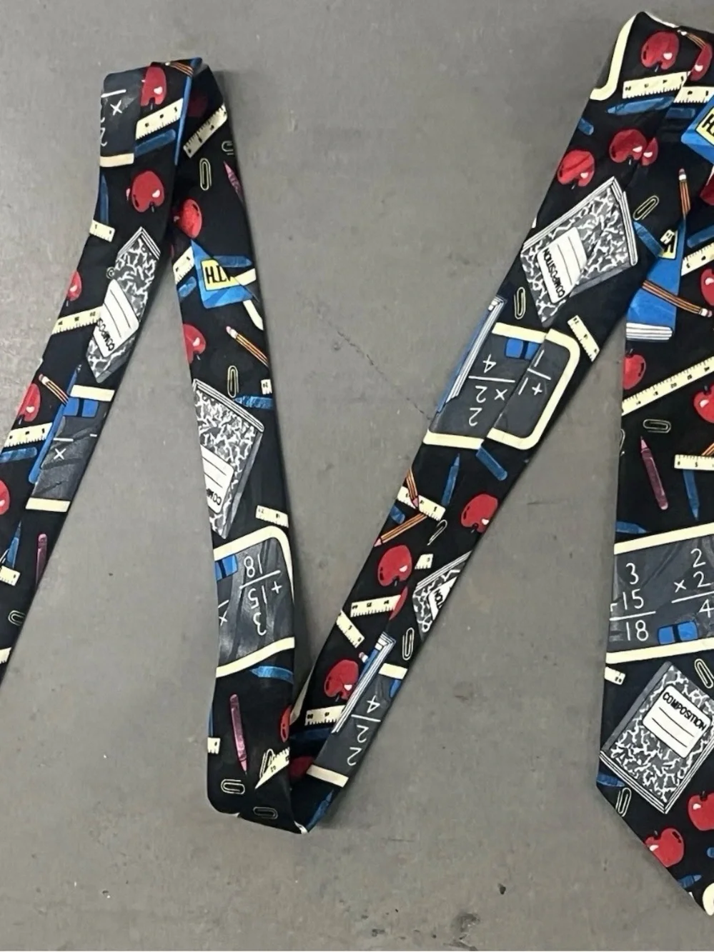 Steve Harris Handmade “Back to School” Mens Tie - NWOT